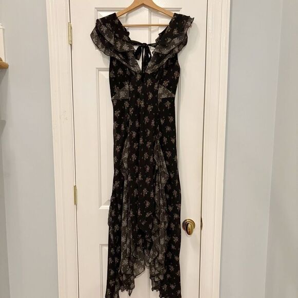 Free People Joaquin Floral-Print Chiffon Midi Dress $219 Size XS - Picture 14 of 15